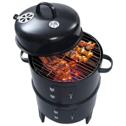 Gril barbecue au charbon 3 en 1 40x80 cm 538520538520