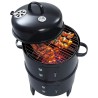 Gril barbecue au charbon 3 en 1 40x80 cm 538520538520