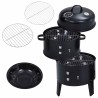 Gril barbecue au charbon 3 en 1 40x80 cm 538520538520