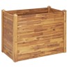 Lit surélevé de jardin 110x60x84 cm Bois massif d'acacia 538521538521