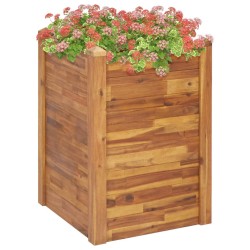 Lit surélevé de jardin 60x60x84 cm Bois massif d'acacia 538523538523