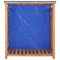 Remise à bois de chauffage 105x38x115 cm Bois d'acacia solide 538526538526