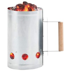 Démarreur de cheminée de grill au charbon Acier galvanisé 538530538530