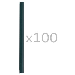 Attaches de bande de clôture 100 pcs PVC Vert 538553538553