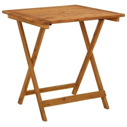 Table pliable de jardin 70x70x75 cm Bois d'acacia massif 538567538567