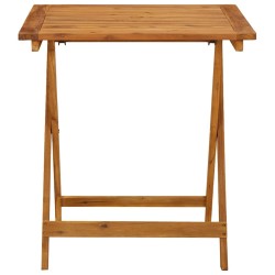 Table pliable de jardin 70x70x75 cm Bois d'acacia massif 538567538567