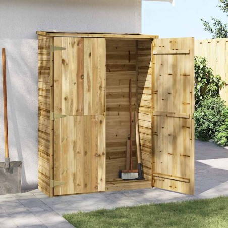 Abri à outils de jardin 123x50x171 cm Pinède imprégnée 538576538576