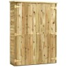 Abri à outils de jardin 123x50x171 cm Pinède imprégnée 538576538576