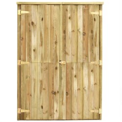 Abri à outils de jardin 123x50x171 cm Pinède imprégnée 538576538576