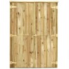 Abri à outils de jardin 123x50x171 cm Pinède imprégnée 538576538576