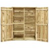 Abri à outils de jardin 123x50x171 cm Pinède imprégnée 538576538576