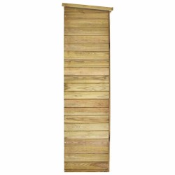 Abri à outils de jardin 123x50x171 cm Pinède imprégnée 538576538576