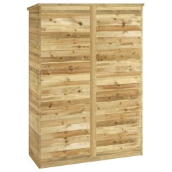 Abri à outils de jardin 123x50x171 cm Pinède imprégnée 538576538576