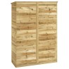 Abri à outils de jardin 123x50x171 cm Pinède imprégnée 538576538576