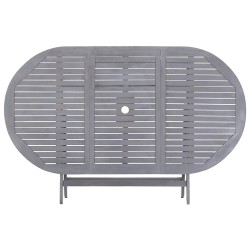 Table de jardin pliable 160x85x75 cm Bois d'acacia massif 538578538578