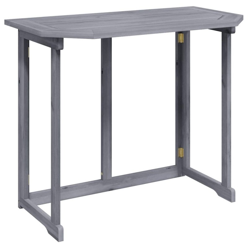 Table pliable de balcon 90x50x74 cm Bois d'acacia massif 538580538580