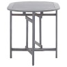 Table de jardin Gris 120x70x74 cm Bois d'acacia massif 538581538581