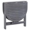 Table de jardin Gris 120x70x74 cm Bois d'acacia massif 538581538581
