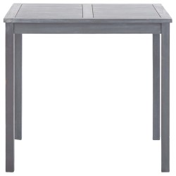 Table de jardin Gris 80x80x74 cm Bois d'acacia massif 538582538582
