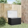 Boîte de rangement de jardin Anthracite 109x67x65 cm 538589538589