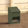 Mangeoire pour poules Vert olive 21 x 16 x 33 cm 538592538592