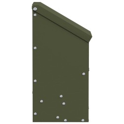 Mangeoire pour poules Vert olive 21 x 16 x 33 cm 538592538592