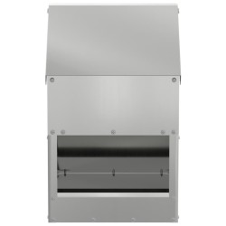 Mangeoire pour poules Argent 21 x 16 x 33 cm Acier galvanisé 538597538597