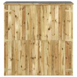 Abri à outils de jardin 163x50x171 cm Pinède imprégnée 538599538599