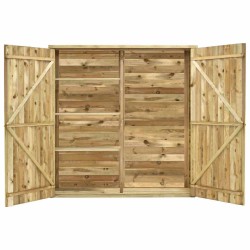 Abri à outils de jardin 163x50x171 cm Pinède imprégnée 538599538599