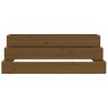 Jardinière Marron miel 80x80x27 cm Bois massif de pin 538601538601
