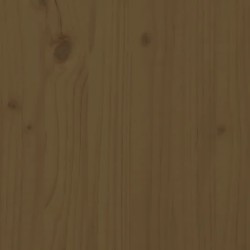Jardinière Marron miel 80x80x27 cm Bois massif de pin 538601538601