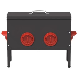 Mangeoire pour poules Noir 41,5 x 20,5 x 33 cm 538610538610