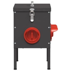 Mangeoire pour poules Noir 41,5 x 20,5 x 33 cm 538610538610