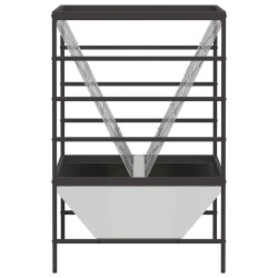 Nourrisseur pour Animaux Argent 100 x 60 x 90 cm 538611538611