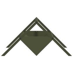 Trough d'alimentation pour le bétail Vert olive 538617538617