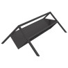 Trough d'alimentation pour le bétail Noir 111 x 76 x 38 cm 538619538619