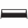 Trough d'alimentation pour le bétail Noir 111 x 76 x 38 cm 538619538619