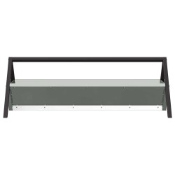 Trough d'alimentation pour le bétail Argent 111 x 76 x 38 cm 538621538621