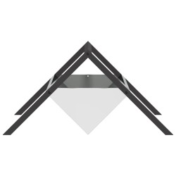 Trough d'alimentation pour le bétail Argent 111 x 76 x 38 cm 538621538621