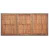 Table de jardin Gris 200x150x74 cm Résine tressée et acacia 538623538623