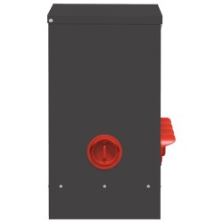 Mangeoire pour poules Noir 60,5 x 29 x 51 cm 538624538624