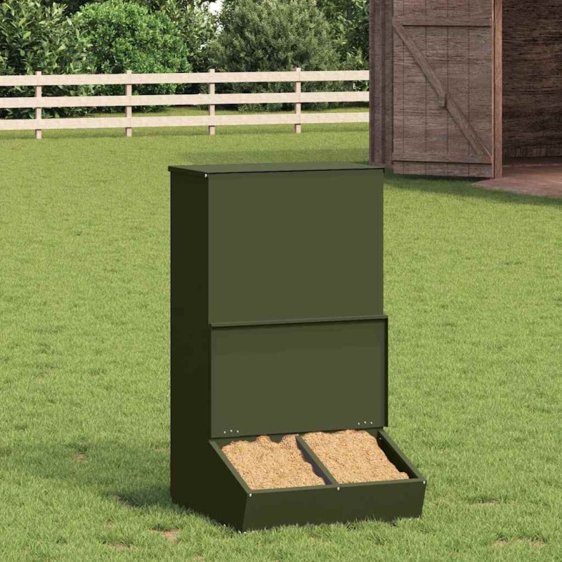 Distributeur de porcs Vert olive 55 x 51 x 91,5 cm 538628538628