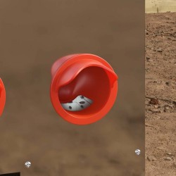 Mangeoire pour poules Argent 60,5 x 29 x 51 cm Acier galvanisé 538641538641