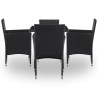 Ensemble de Mobilier 5 pcs Noir 538644538644