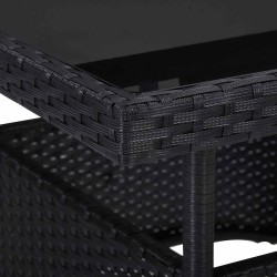 Ensemble de Mobilier 5 pcs Noir 538644538644