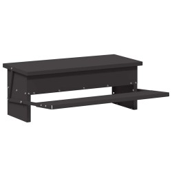 Nourrisseur à pédale pour poules Noir 48,5 x 39,5 x 19 cm 538646538646