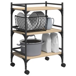 Chariot de cuisine Chêne Sonoma 50 x 35 x 75,5 cm 538649538649