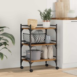 Chariot de cuisine Bois Ancien 50 x 35 x 75,5 cm 538650538650
