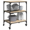 Chariot de cuisine Chêne Sonoma 60 x 41 x 76 cm 538653538653
