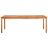 Table de jardin 215x90x74 cm Bois d'acacia massif 538655538655